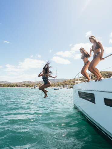 Catamaran on the Beach