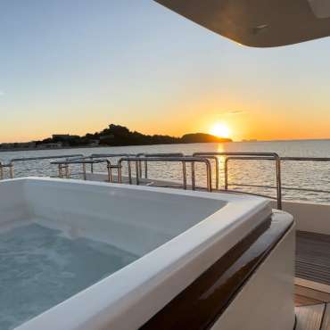 Sunset in Jacuzzi