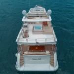 Azimut 105ft Megayacht cruising off the coast of Costa Rica with breathtaking views.